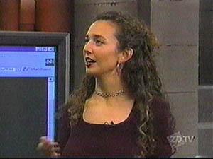 Kristina on Screen Savers, July 30, 1999